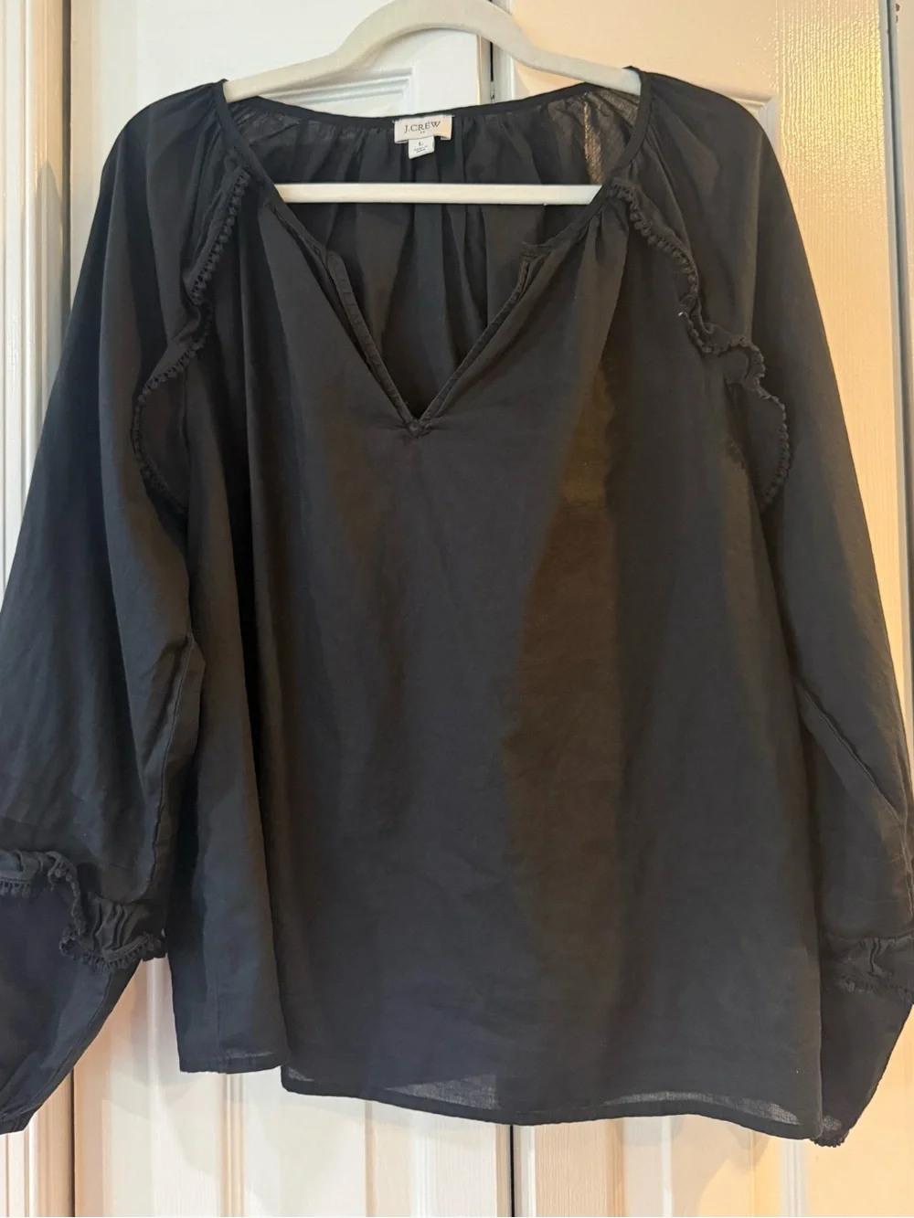 J. Crew lightweight black